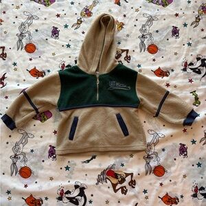 Wilson Kids Tan and Dark Green Hoodie